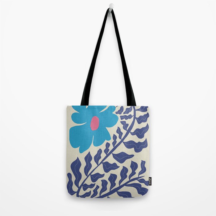 Blue fern Tote Bag Gallery Image 2