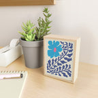 Blue fern Mini Art Print Gallery Image 2