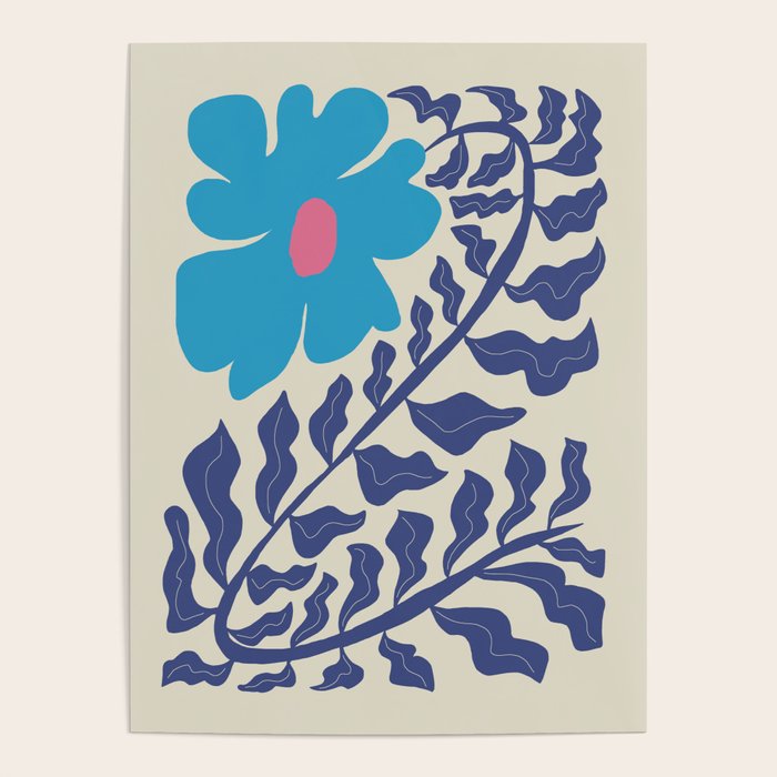 Blue fern Poster Gallery Image 1