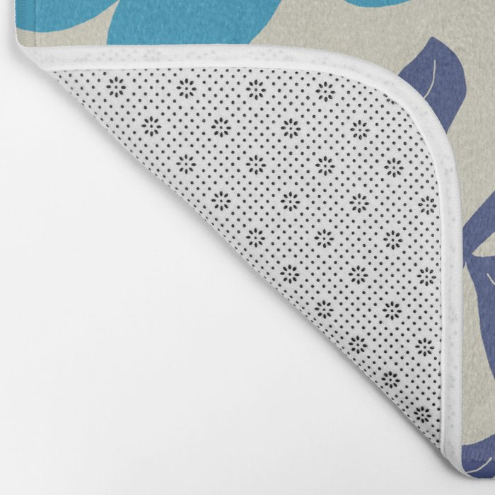 Blue fern Bath Mat Gallery Image 2