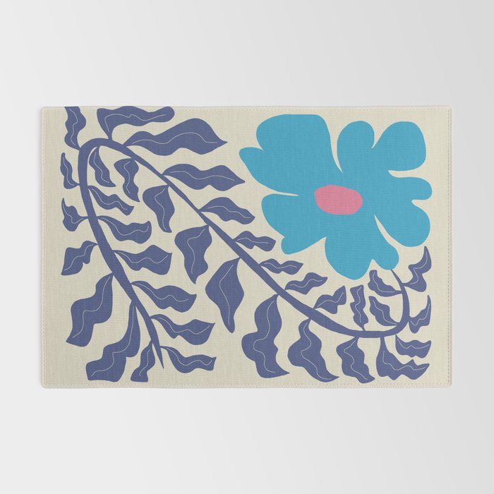 Blue fern Rug Gallery Image 2