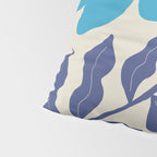 Blue fern Pillow Sham Gallery Image 4