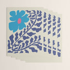 Blue fern Wrapping Paper Gallery Image 3