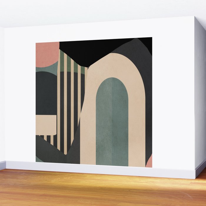 Abstract Geometric Shapes 165 Wall Mural Gallery Image 2