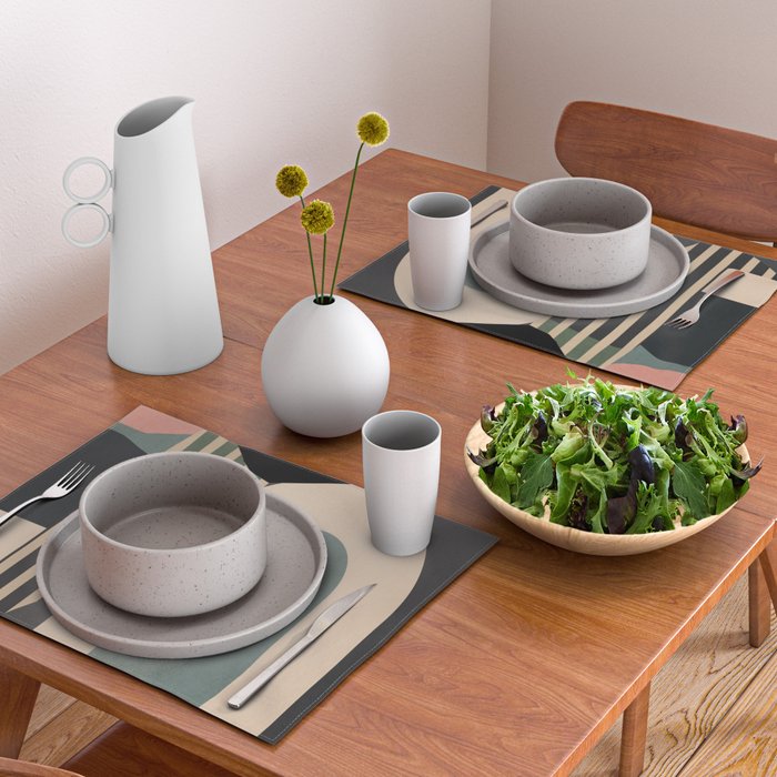 Abstract Geometric Shapes 165 Placemat Gallery Image 2