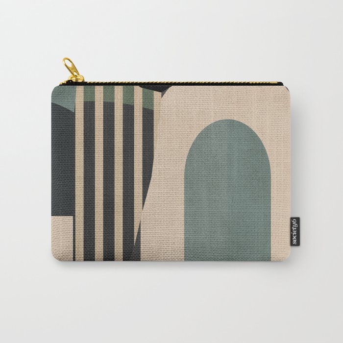 Abstract Geometric Shapes 165 Carry All Pouch Gallery Image 1