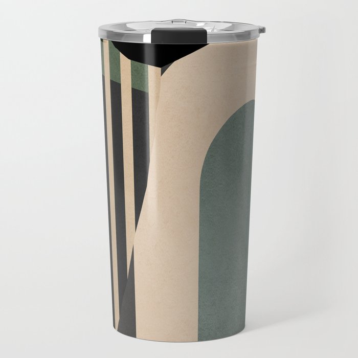 Abstract Geometric Shapes 165 Travel Mug Gallery Image 1