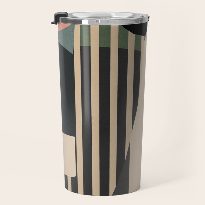 Abstract Geometric Shapes 165 Travel Mug Gallery Image 3