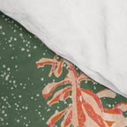 Dancing Pinecones in Sage Green & Red Comforter Gallery Image 4