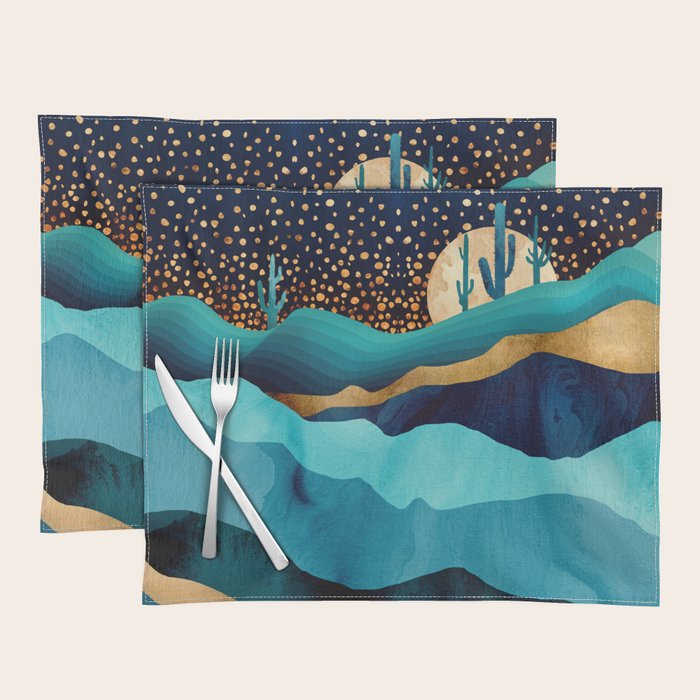 Indigo Desert Night Placemat Gallery Image 1