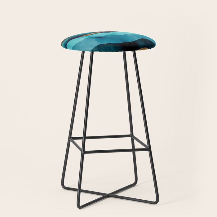 Indigo Desert Night Stool Gallery Image 1