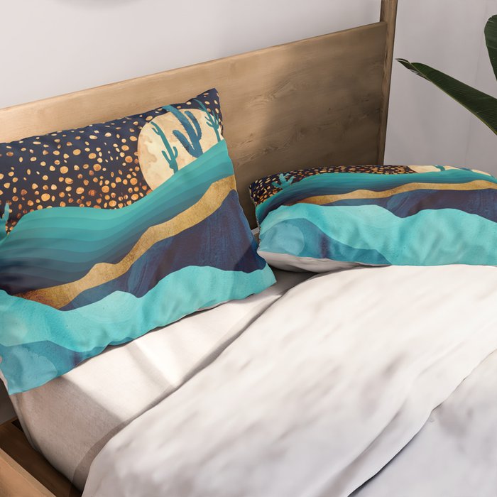 Indigo Desert Night Pillow Sham Gallery Image 2