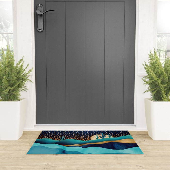 Indigo Desert Night Welcome Mat Gallery Image 3