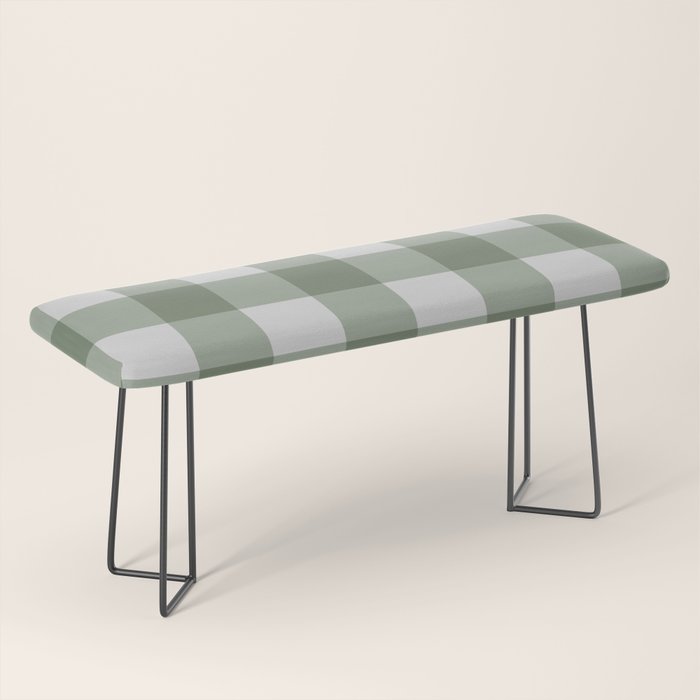 Sage Checkered Theme Bench Gallery Image 1