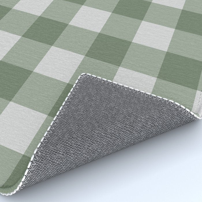 Sage Checkered Theme Rug Gallery Image 4