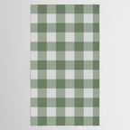 Sage Checkered Theme Tablecloth Gallery Image 2
