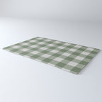 Sage Checkered Theme Rug Gallery Image 3