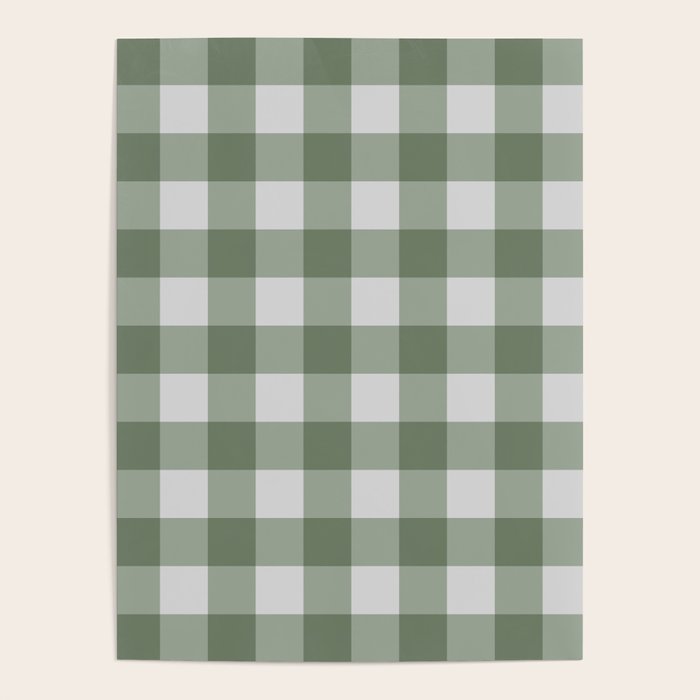 Sage Checkered Theme Poster Gallery Image 1