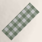 Sage Checkered Theme Yoga Mat Gallery Image 1
