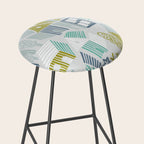 bonjour ma vie; City life collection, soft grey  Stool Gallery Image 2