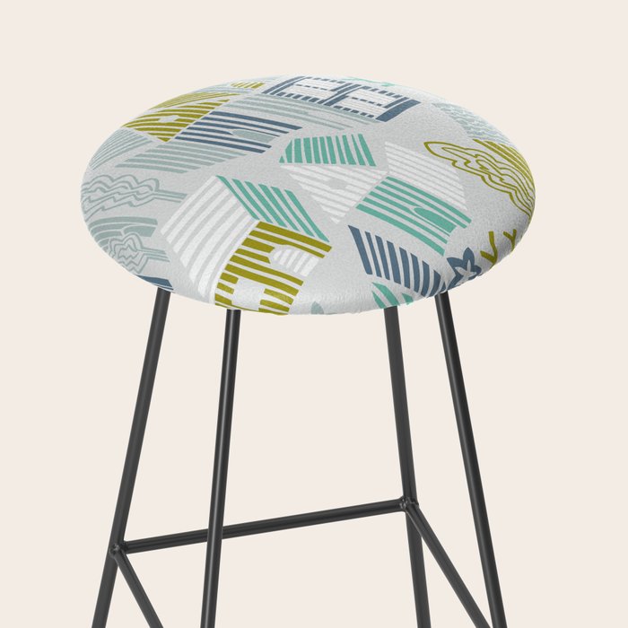 bonjour ma vie; City life collection, soft grey  Stool Gallery Image 2