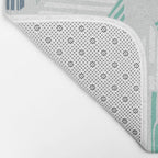 bonjour ma vie; City life collection, soft grey  Bath Mat Gallery Image 2