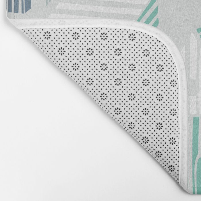 bonjour ma vie; City life collection, soft grey  Bath Mat Gallery Image 2