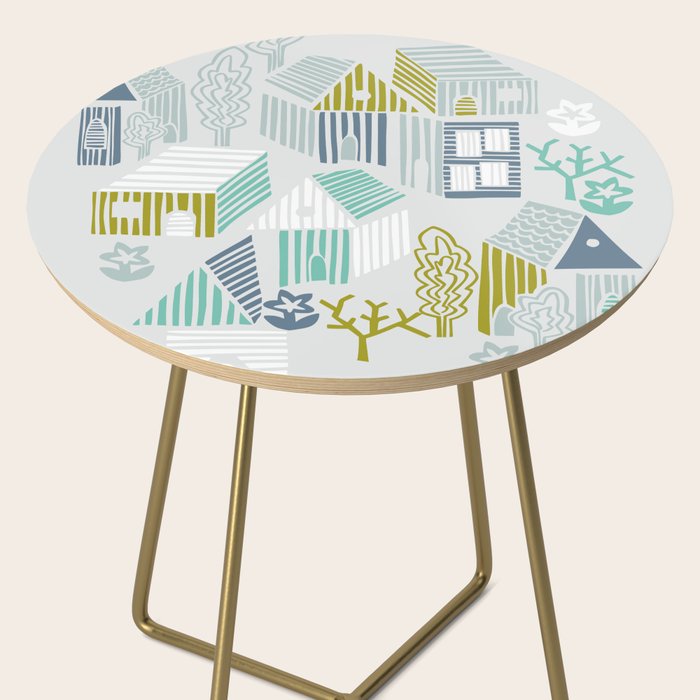 bonjour ma vie; City life collection, soft grey  Side Table Gallery Image 2