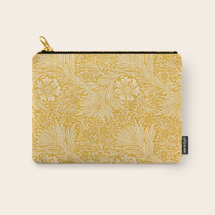 William Morris Marigold Golden Yellow Carry All Pouch Gallery Image 1