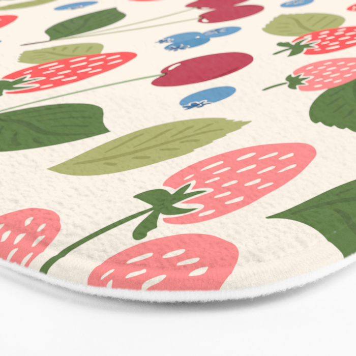 Berry Cherry Harvest Bath Mat Gallery Image 3