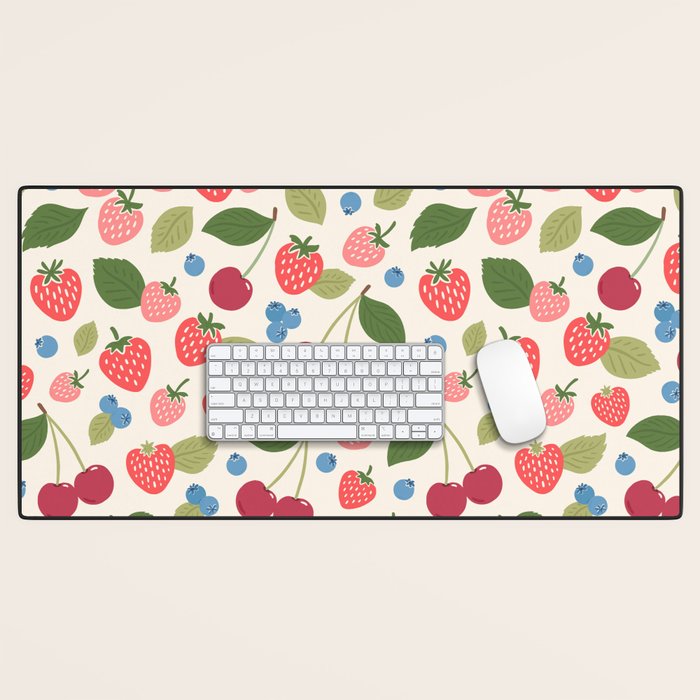 Berry Cherry Harvest Desk Mat Gallery Image 1