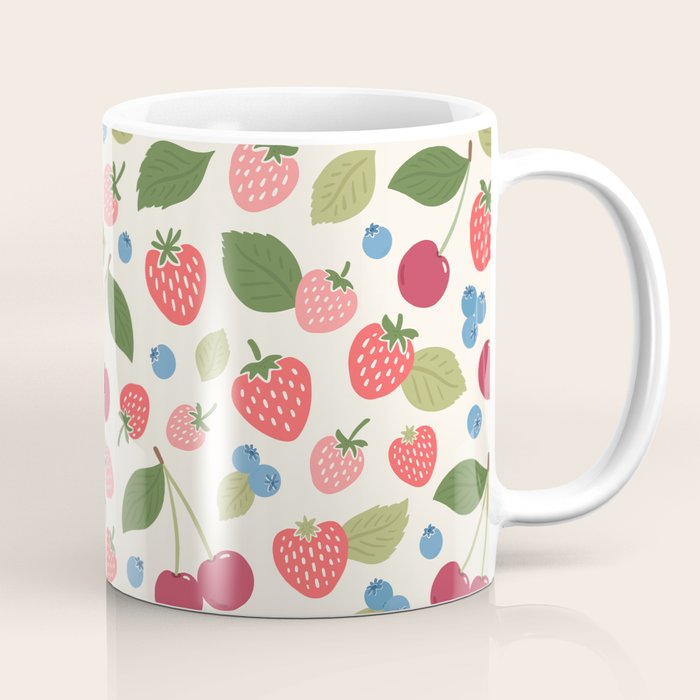 Berry Cherry Harvest Coffee Mug Gallery Image 1
