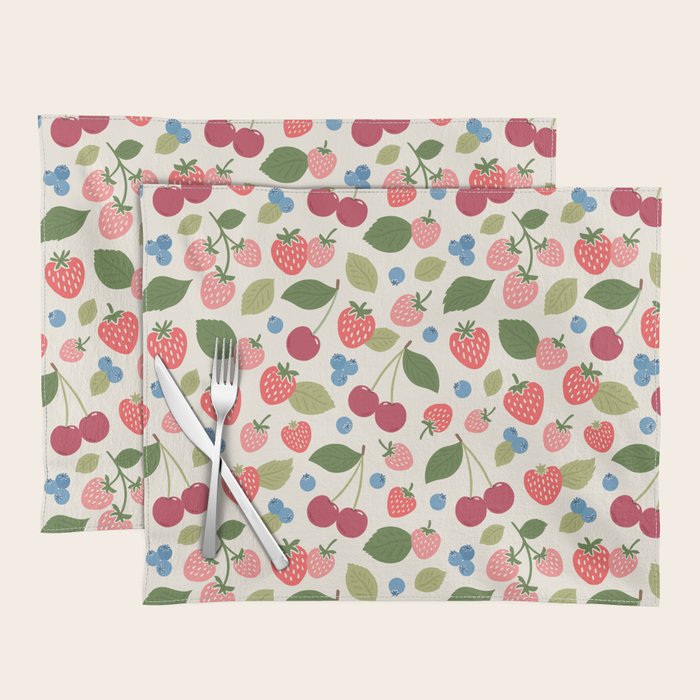 Berry Cherry Harvest Placemat Gallery Image 1
