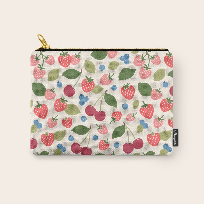 Berry Cherry Harvest Carry All Pouch Gallery Image 1