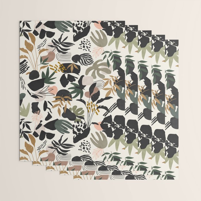 Modern simple jungle 52 Wrapping Paper Gallery Image 3