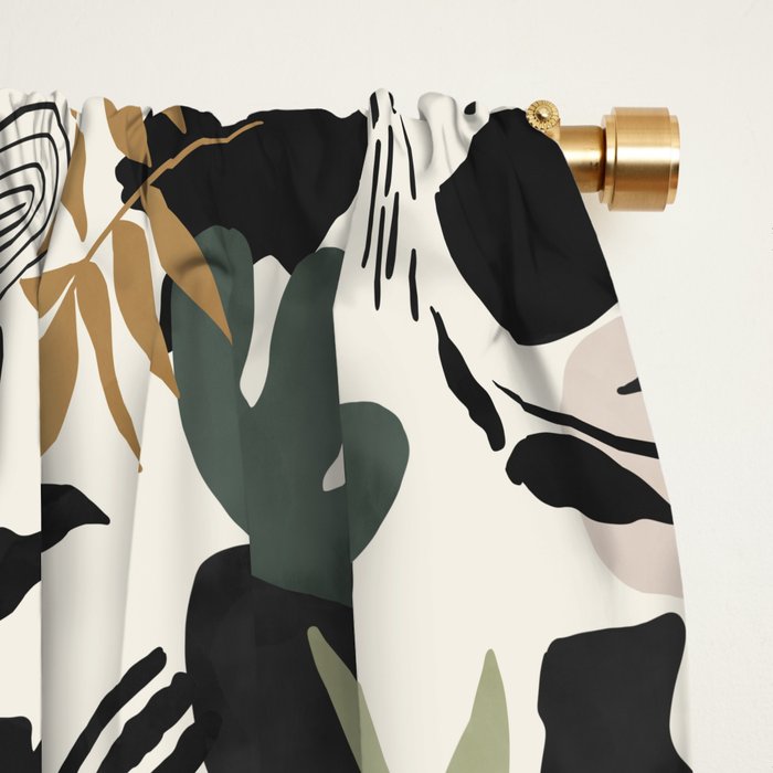 Modern simple jungle 52 Window Curtain Gallery Image 2