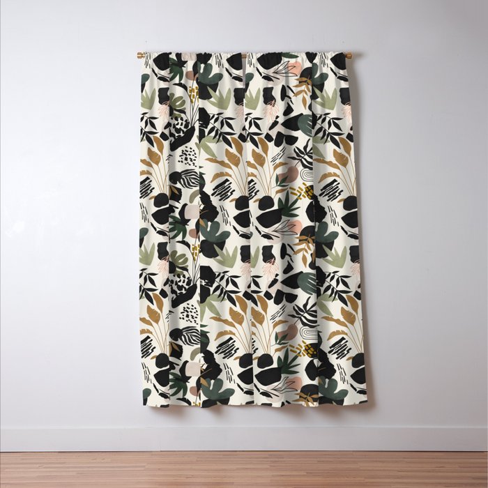Modern simple jungle 52 Window Curtain Gallery Image 3