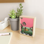 Martini and Monstera Mini Art Print Gallery Image 2