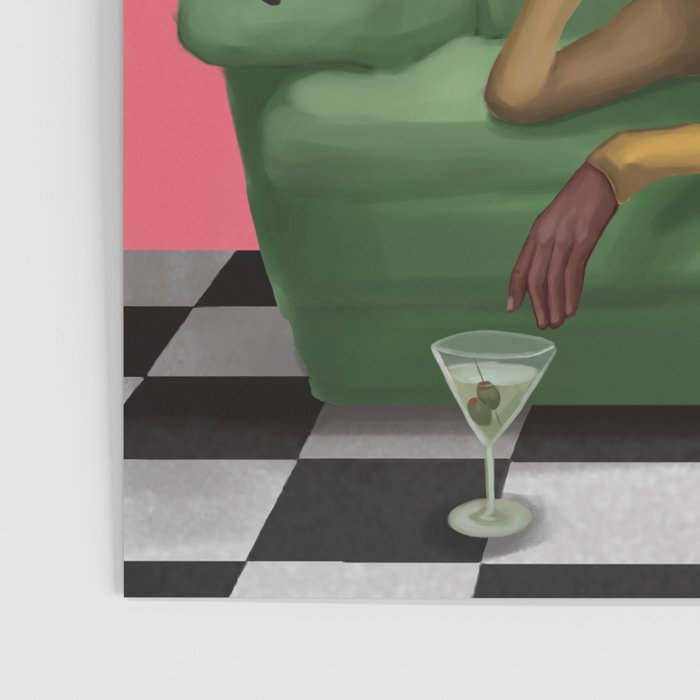 Martini and Monstera Poster Gallery Image 3