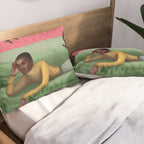 Martini and Monstera Pillow Sham Gallery Image 2