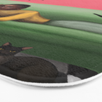 Martini and Monstera Bath Mat Gallery Image 3