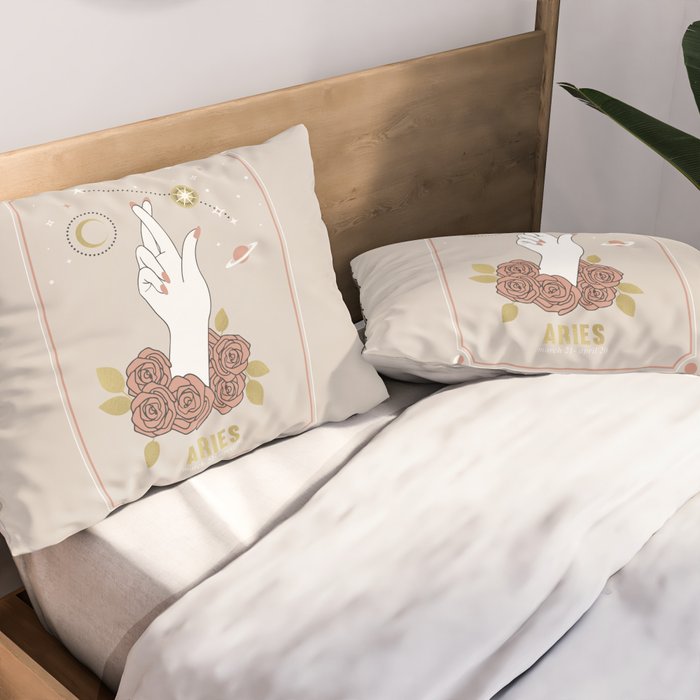 Aries Zodiac Series Pillow Sham Gallery Image 2