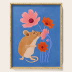 Meadow Mouse and Cosmos Blooms Serving Tray Gallery Image 1