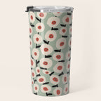 Dots & Flowers #1 Travel Mug Gallery Image 3