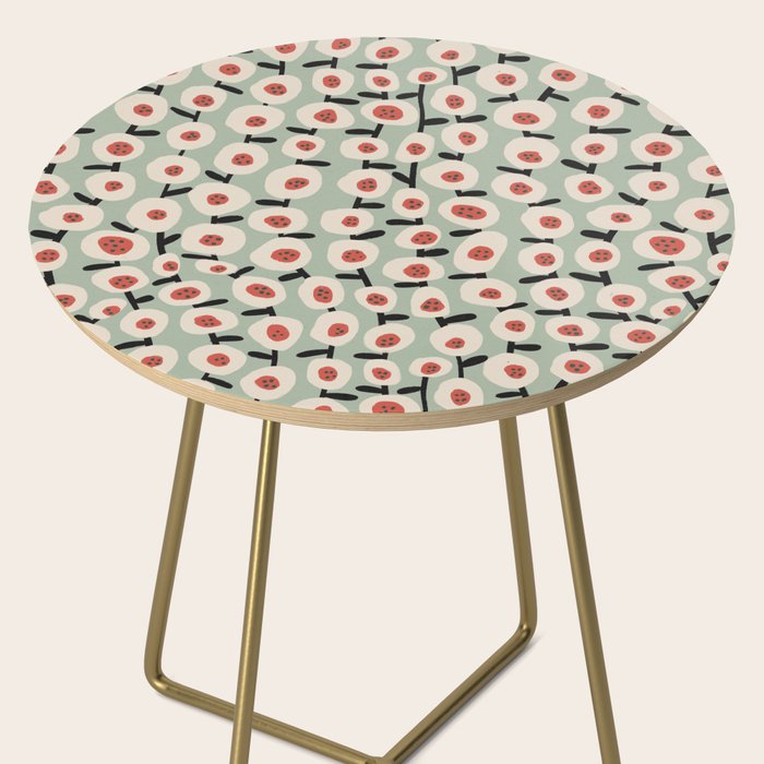 Dots & Flowers #1 Side Table Gallery Image 2