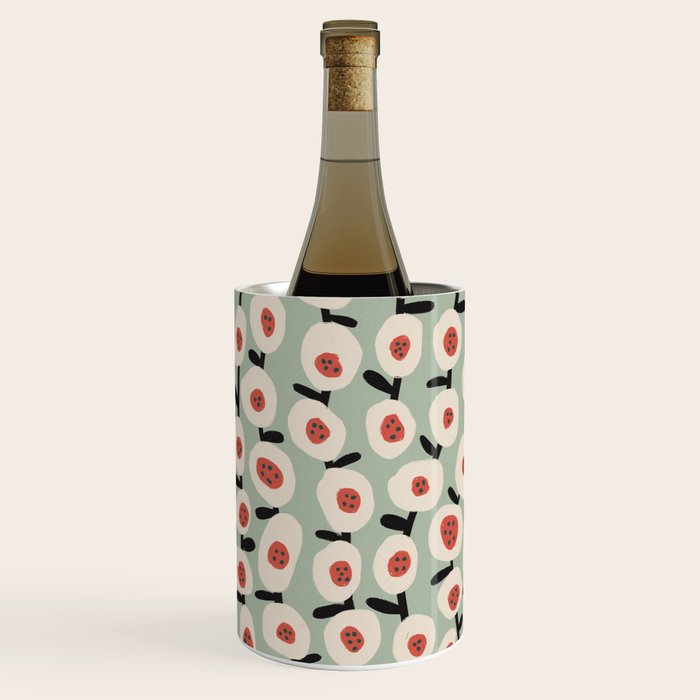 Dots & Flowers #1 Wine Chiller Gallery Image 3