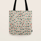 Dots & Flowers #1 Tote Bag Gallery Image 1