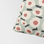 Dots & Flowers #1 Pillow Sham Gallery Image 4
