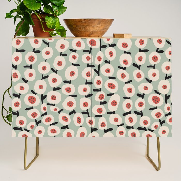 Dots & Flowers #1 Credenza Gallery Image 1
