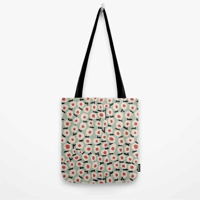 Dots & Flowers #1 Tote Bag Gallery Image 2